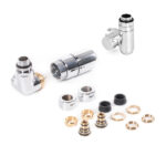 Valves: Terma Angled Thermostatic Valve Set