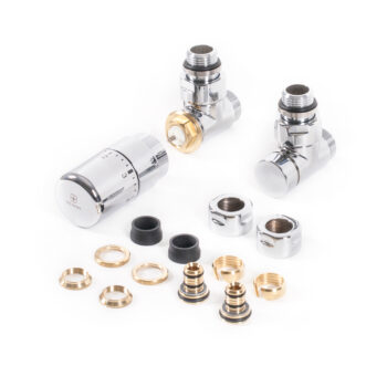 Valves: Integrated thermostatic valve with immersion tube set (for Dual Fuel) - Straight