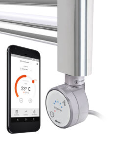 Electric Towel Rail, LEO (with MOA Blue Element Upgrade) 1800/600